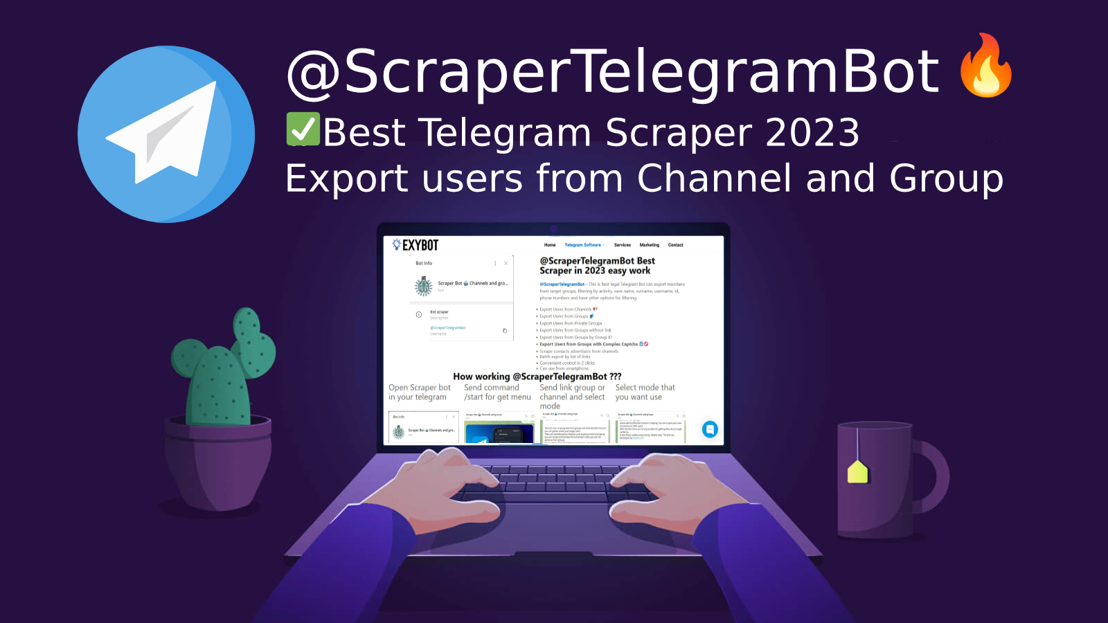 telegram channels scraper
